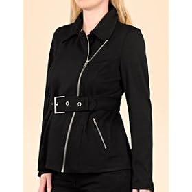 A Pea in the Pod: Zip Front Ponte Maternity Jacket