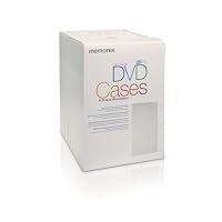 Memorex Slim DVD Video 25-Pack Storage Cases (Clear)