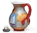 Nantucket Sea Nautical Beach Design Water/Tea Beverage Pitcher for Dining and Kitchen Decor Designed By Artist Paul Brent