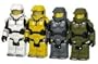 HALO 3 Kubricks 4 MASTER CHIEF LEGO Purple Variant RARE Chase Exclusive Figure xbox 360 Spartan 117 kubrick set - includes 8 Weapons - 2 for each Master Chief
