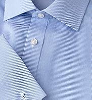 2 Longer Ultimate Non Iron Pure Cotton Twill Striped Shirt