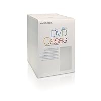 Memorex Slim DVD Video 25-Pack Storage Cases (Clear)