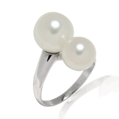 Valero Pearls Perldor Damen-Ring Sterling Silber Sdsee-Muschelkernperlen wei 58 (18.5) 606 Preisvergleich