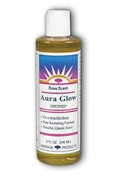 Aura Glow Massage Oil-Rose - 8 oz - Liquid