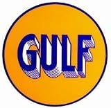 Signpast Reproduction Vintage Sign, GULF 1 (1920-1932)