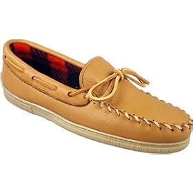 Mens Minnetonka Moccasins� Fleece-lined Moosehide Moc by Minnetonka
