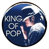1" Michael Jackson "King of Pop" Button/Pin