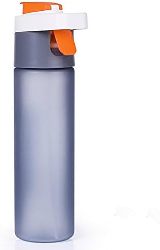 Sisyphe 600ML BPA Free Spray Frosted Water Bottle Summer Mist Cooling Outdoor Sport Drinking Bottles for Cycling Hiking Running Camping(Orange) ?