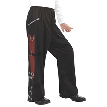 Mickael Jackson - I-884240M - Déguisement - Pantalon Enfant Bad - Mickaël Jackson - Taille M