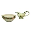 Christopher Radko Tree Serving Bowl and Gravy Boat