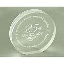 25th Anniv Round Cake Top
