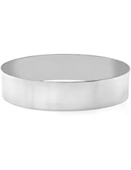 14K White Gold Flat Bangle Bracelet, 15mm (5/8") [Jewelry]