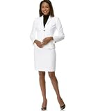 Calvin Klein Mock-Turtleneck Dress With Shiny Belt & Jacket