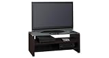 Bush Furniture Sonata 52 Inch Glass Top TV Stand in Espresso