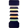 Quilling Papers 10mm Fringed - Pastel Colours, 100cm each
