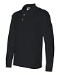 Cotton Long Sleeve Pique Sport Shirt