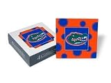 Set of 4 Ceramic Coasters (4x4) Gators Polka Dot Coaster Set Florida Gators Beverage Drinkware
