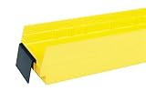 Akro-Mils 40410 Extended Label Holder for Shelf Bins, Black, 24-Pack