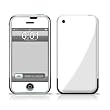 Solid State White Design Protective Skin Decal Sticker for Apple iPhone (2G)1st Generation