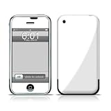 Solid State White Design Protective Skin Decal Sticker for Apple iPhone (2G)1st Generation