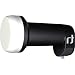Inverto IDLB-SINL 40 Uni-Single LNB Ultra (Feeddurchmesser 40 mm) f�r analogen und digitalen Satelliten-Receiver schwarz