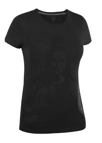 SALEWA Damen Kletter-Shirt SHIVA 3.0 CO AM TEE, black, 50/44, 00-0000020663_900 Preisvergleich