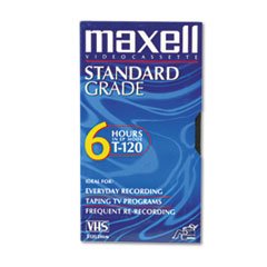 * All-Purpose Standard Grade 6 Hour VHS Videotape Cassette