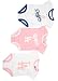 Los Angeles Dodgers Baby Girls three pack creeper set, Size= 3 - 6 Months