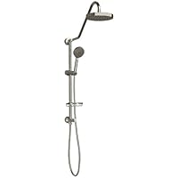 PULSE Showerspas 1011-CH Kauai Retro-Fit Rain Shower System with Handshower and Adjustable Slide Bar, Chrome Finish