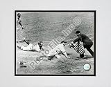 Photo File New York Yankees Babe Ruth - Sliding Into Home - 8x10 Photo Mounted in 11x14 Double Mat