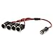 Electop 1 to 4 Car Cigarette Lighter Socket DC Power Adapter Splitter