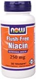 Now Foods Flush Free Niacin 250mg 90 Vcaps
