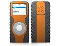 XtremeMac TuffWrap Accent for iPod Nano - Grey/Orange
