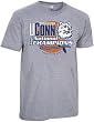 1999 Connecticut Huskies Short Sleeve T-Shirt - Gray