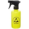 Menda 35377 Yellow Trigger Spray Bottle LDPE Low Charging ESD Safe 8 oz