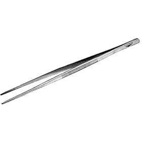 Paderno World Cuisine stainless steel straight cooking tongs, 11 7/8