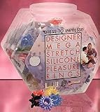 1 Designer Mega Stretch Silicone Pleasure Rings