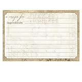 C.R. Gibson 40 Count Recipe Cards, 4 by 6-Inch, Perfect Setting