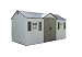 Lifetime 6446 15-by-8 Foot Outdoor Storage Shed wi