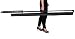Duronic TPS86 Black Tripod Projector Screen - 86"- 4:3 Screen
