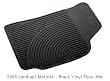 2009 Mercury Mariner Hybrid Floor Mats, All Weather Vinyl