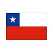 Chile Flag 4ft x 6ft Nylon