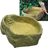 Exo-Terra Poly-Resin Granite Rock Water Dish