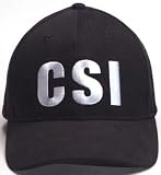 CSI Low Profile Baseball Style Cap - Black