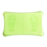 Wii Fit Skidproof Silicon Skin Cover with Foot Print - Green (2 Pack)