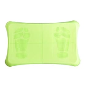 Wii Fit Skidproof Silicon Skin Cover with Foot Print - Green (2 Pack)