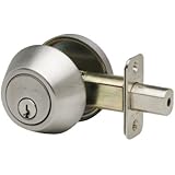 Copper Creek DB2410SS Standard Duty Single Cylinder Deadbolt in SS Finish