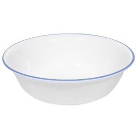 Corelle Livingware 18-Ounce Soup Cereal Bowl, Linen Flower by Corelle