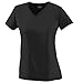Augusta Sportswear Women's Standard Wicking t-Shirt, Black, Medium