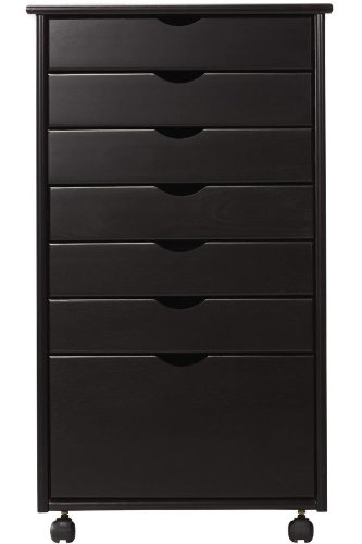 Stanton 6 + 1 Drawer Wide Storage Cart, 36